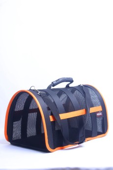 Migno Pet - 0542 220 38 06 | MİGNO Astra Fileli Model Kedi Köpek Taşıma Çantaları - Turuncu
