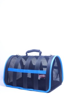 Migno Pet - 0542 220 38 06 | MİGNO Astra Fileli Model Kedi Köpek Taşıma Çantaları - Mavi